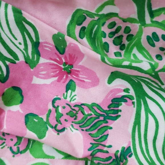 Lily Pulitzer Strapless Lace Tiger Floral Dress - Picture 7 of 14